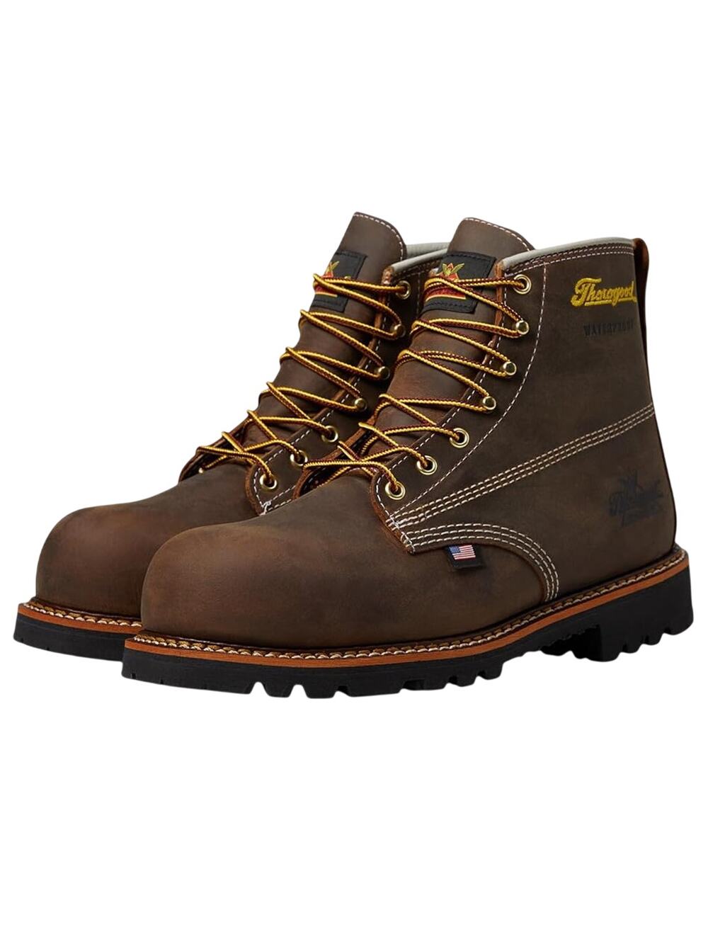 Thorogood Men American Heritage 6" Work Boot US 11 XWide Brown CT Waterproof EUC